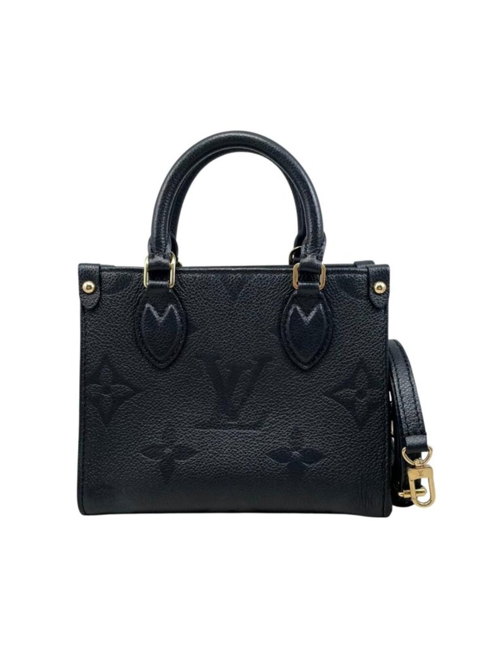 Louis Vuitton Shoulder Bag On The Go BB Monogram Empreinte Noir Black